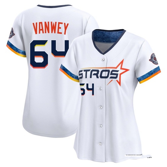 Women's Logan VanWey Houston Astros Limited White 2025 City Connect Jersey