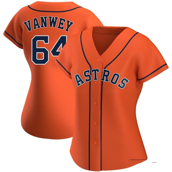 Women's Logan VanWey Houston Astros Replica Orange Alternate Jersey