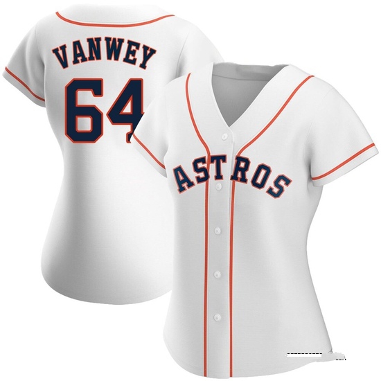 Women's Logan VanWey Houston Astros Replica White Home Jersey