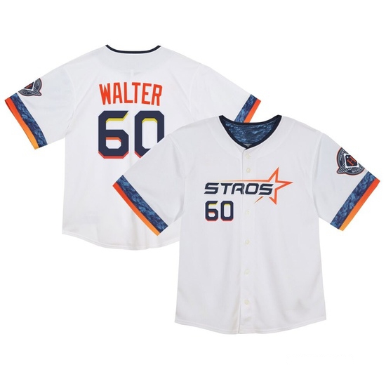 Toddler Brandon Walter Houston Astros Limited White 2025 City Connect Jersey