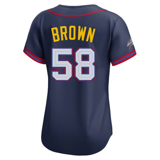 Women's Hunter Brown Houston Astros Limited Brown American League Navy 2025 All-Star Edition Jersey - Image 3