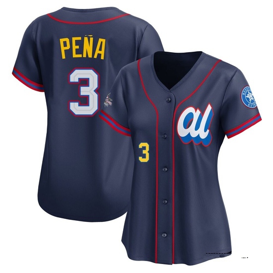 Women's Jeremy Pena Houston Astros Limited Navy American League 2025 All-Star Edition Jersey