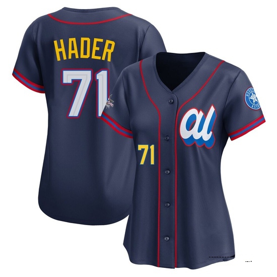 Women's Josh Hader Houston Astros Limited Navy American League 2025 All-Star Edition Jersey