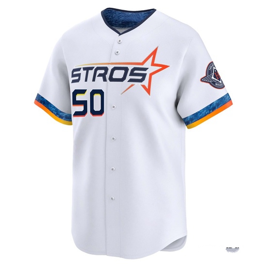 Men's Hector Neris Houston Astros Limited White 2025 City Connect Jersey - Image 2