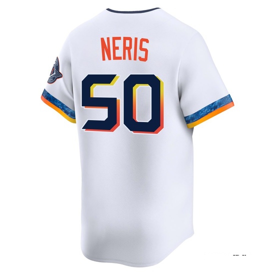 Men's Hector Neris Houston Astros Limited White 2025 City Connect Jersey - Image 3