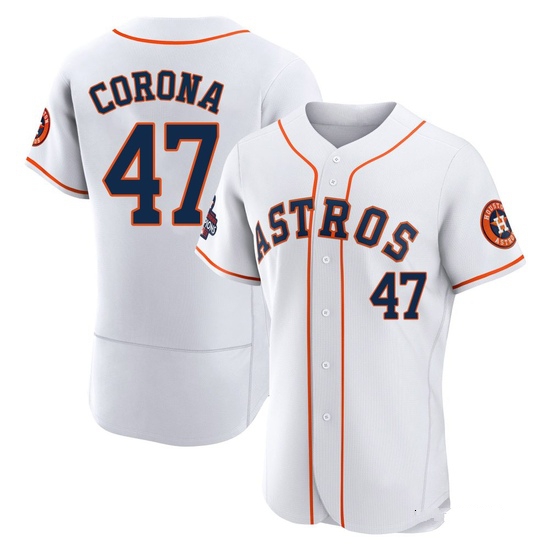 Men's Kenedy Corona Houston Astros Authentic White 2022 World Series Champions Home Jersey