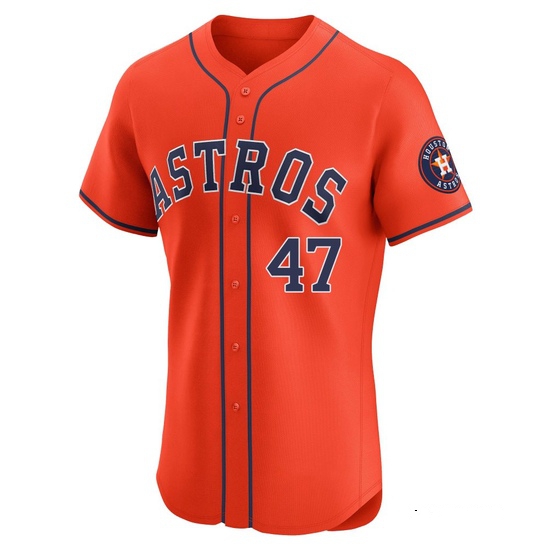 Men's Kenedy Corona Houston Astros Elite Orange Alternate Vapor Premier Jersey - Image 2