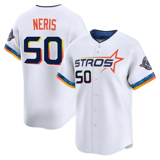 Youth Hector Neris Houston Astros Limited White 2025 City Connect Jersey
