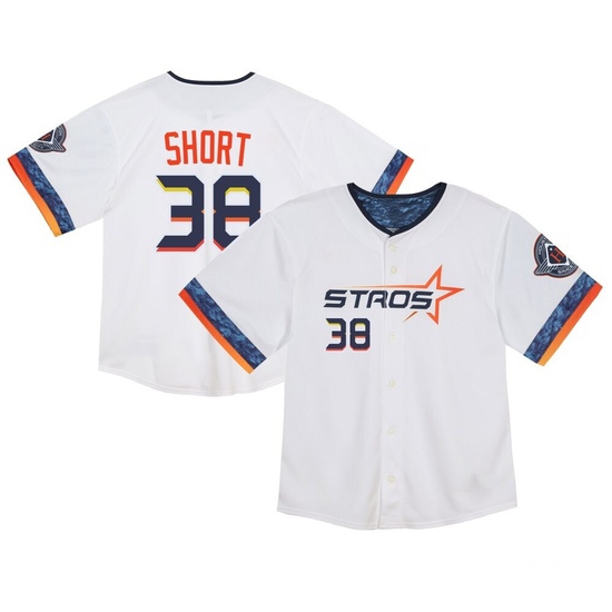 Toddler Zack Short Houston Astros Limited White 2025 City Connect Jersey