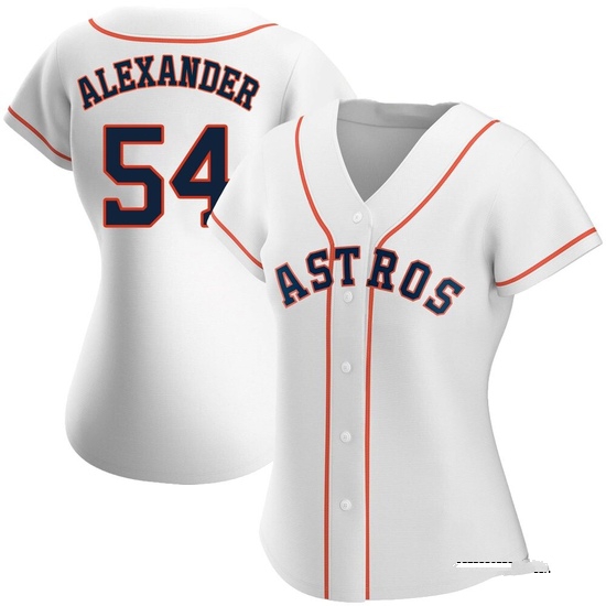 Women's Jason Alexander Houston Astros Authentic White Home Jersey
