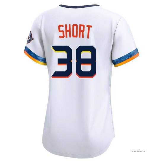 Women's Zack Short Houston Astros Limited White 2025 City Connect Jersey - Image 3