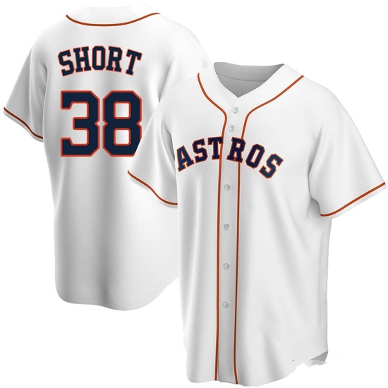 Youth Zack Short Houston Astros Replica White Home Jersey
