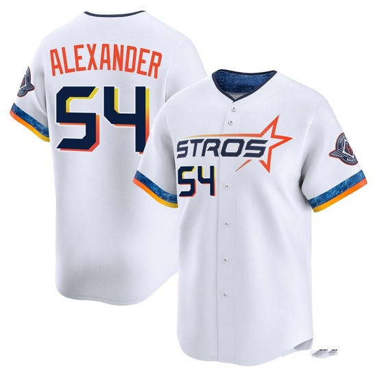 Men's Jason Alexander Houston Astros Limited White 2025 City Connect Jersey