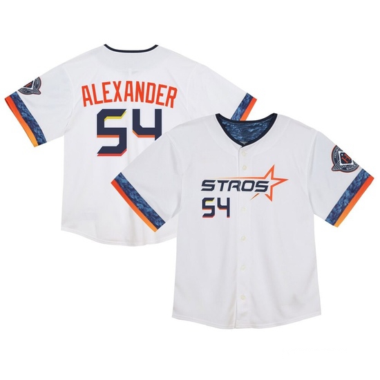 Toddler Jason Alexander Houston Astros Limited White 2025 City Connect Jersey
