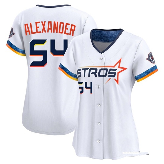 Women's Jason Alexander Houston Astros Limited White 2025 City Connect Jersey