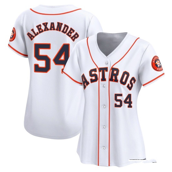 Women's Jason Alexander Houston Astros Limited White Home Jersey