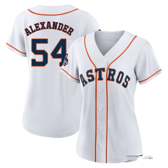 Women's Jason Alexander Houston Astros Replica White 2022 World Series Champions Home Jersey