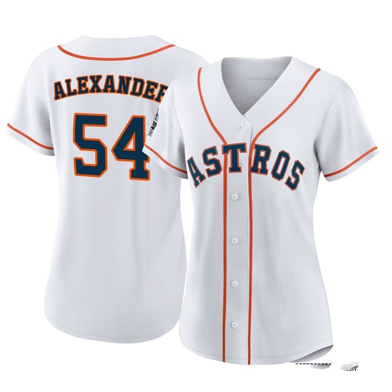Women's Jason Alexander Houston Astros Replica White 2022 World Series Home Jersey