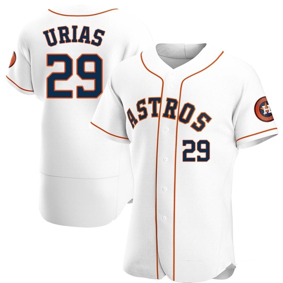 Men's Ramon Urias Houston Astros Authentic White Home Jersey