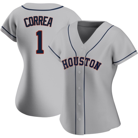 Women's Carlos Correa Houston Astros Authentic Gray Road 2020 Jersey