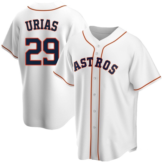 Youth Ramon Urias Houston Astros Replica White Home Jersey