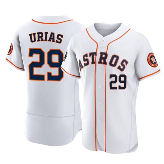 Men's Ramon Urias Houston Astros Authentic White 2022 World Series Home Jersey
