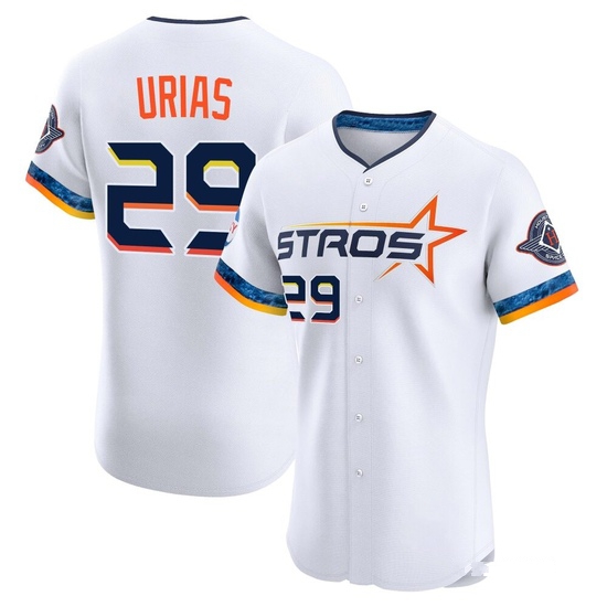 Men's Ramon Urias Houston Astros Elite White 2025 City Connect Jersey