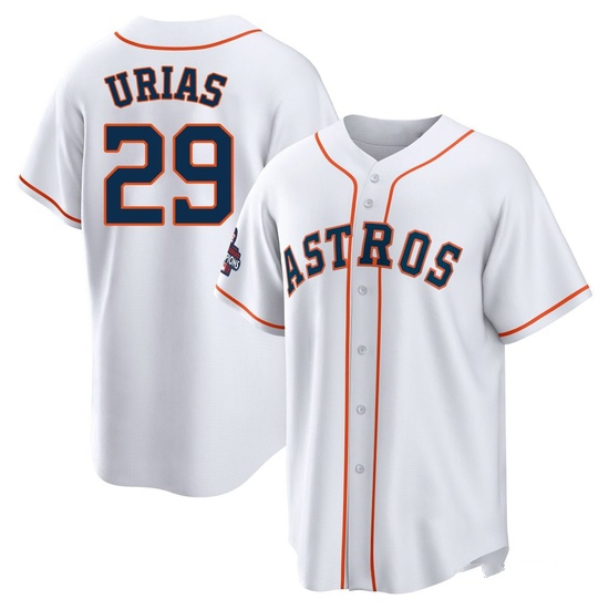 Men's Ramon Urias Houston Astros Replica White 2022 World Series Champions Home Jersey