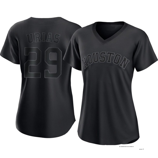 Women's Ramon Urias Houston Astros Replica Black Pitch Fashion Jersey
