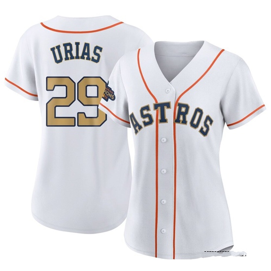Women's Ramon Urias Houston Astros Replica Gold White 2023 Collection Jersey