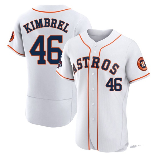 Men's Craig Kimbrel Houston Astros Authentic White 2022 World Series Champions Home Jersey