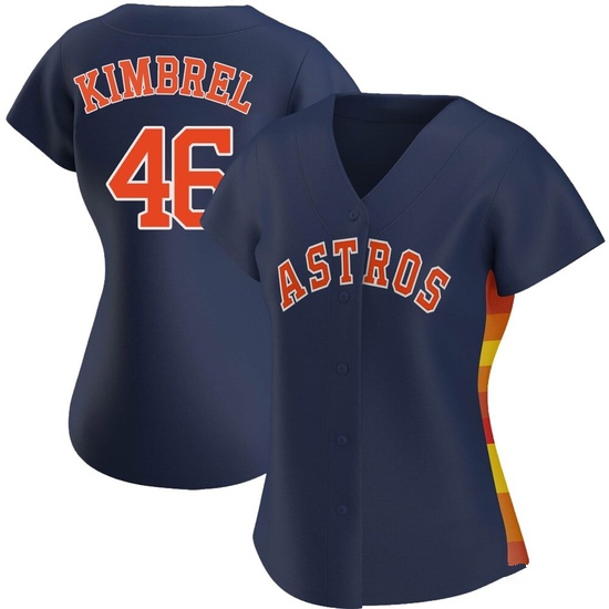 Women's Craig Kimbrel Houston Astros Authentic Navy Alternate Jersey