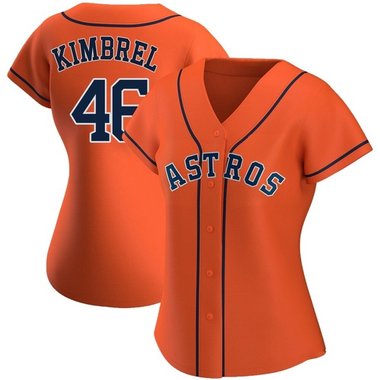 Women's Craig Kimbrel Houston Astros Authentic Orange Alternate Jersey