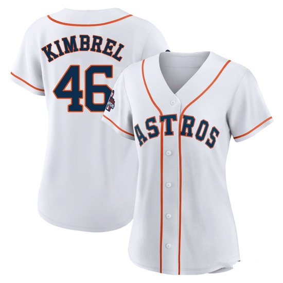 Women's Craig Kimbrel Houston Astros Authentic White 2022 World Series Champions Home Jersey