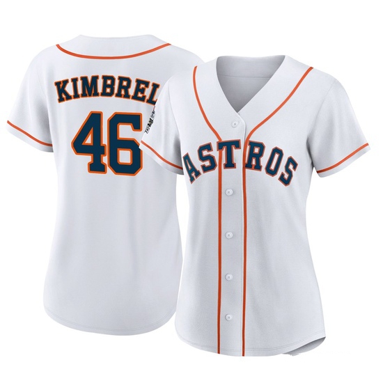Women's Craig Kimbrel Houston Astros Authentic White 2022 World Series Home Jersey