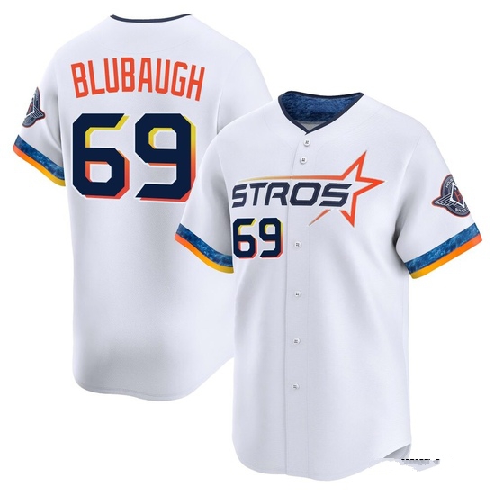 Youth AJ Blubaugh Houston Astros Limited White 2025 City Connect Jersey