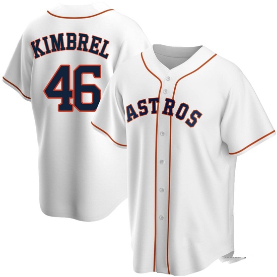 Youth Craig Kimbrel Houston Astros Replica White Home Jersey