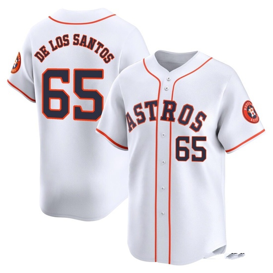 Men's Enyel De Los Santos Houston Astros Limited White Home Jersey