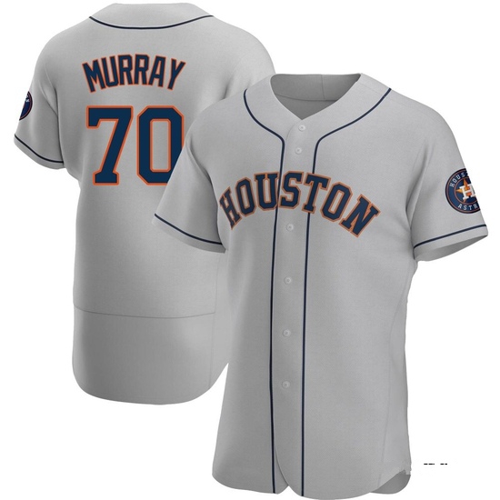 Men's Jayden Murray Houston Astros Authentic Gray Road Jersey
