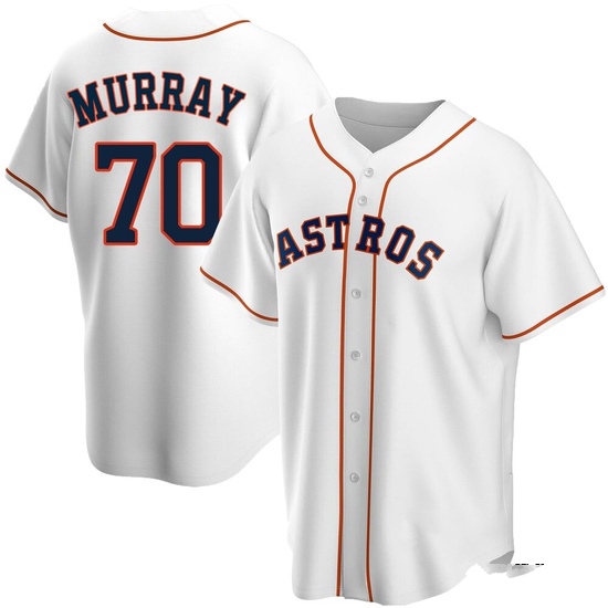 Men's Jayden Murray Houston Astros Replica White Home Jersey