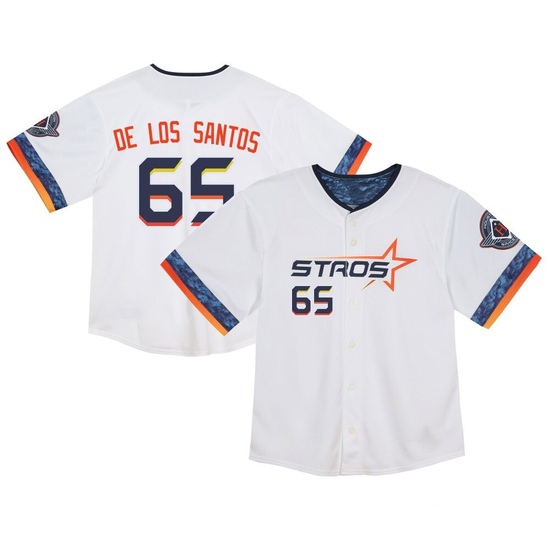 Toddler Enyel De Los Santos Houston Astros Limited White 2025 City Connect Jersey