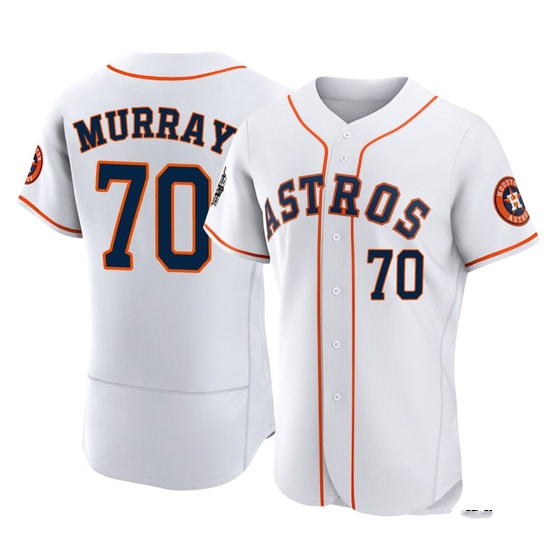 Men's Jayden Murray Houston Astros Authentic White 2022 World Series Home Jersey