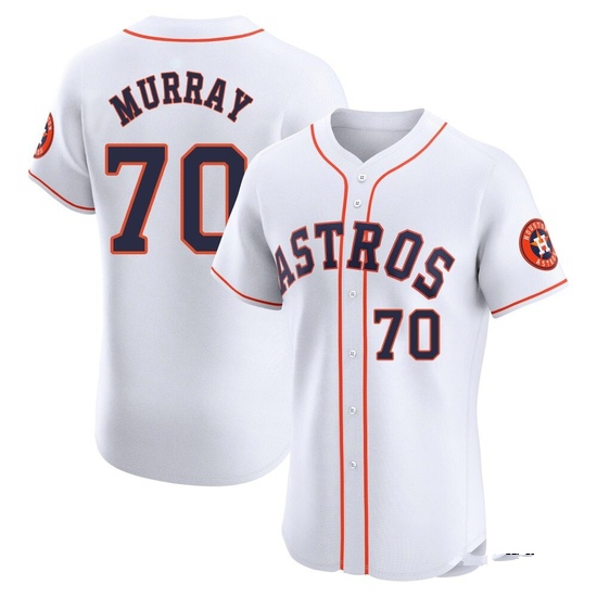 Men's Jayden Murray Houston Astros Elite White Home Jersey