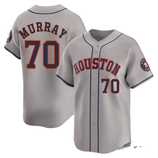 Men's Jayden Murray Houston Astros Limited Gray Away Jersey