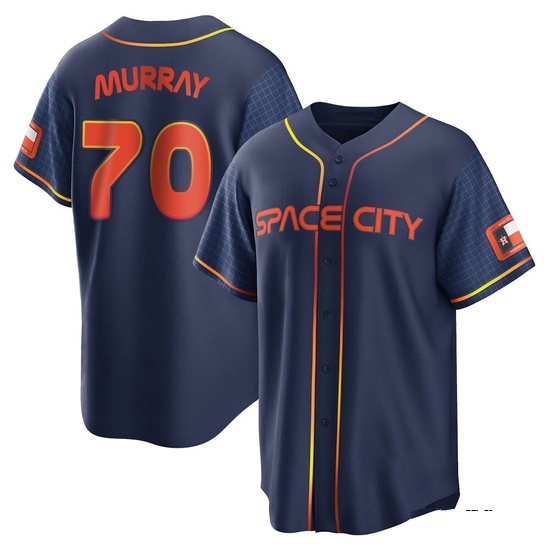 Men's Jayden Murray Houston Astros Replica Navy 2022 City Connect Jersey