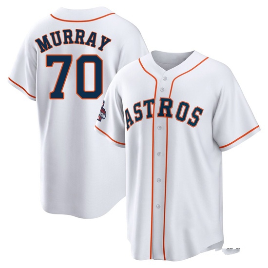 Men's Jayden Murray Houston Astros Replica White 2022 World Series Champions Home Jersey