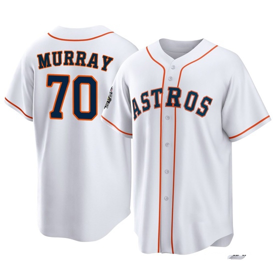 Men's Jayden Murray Houston Astros Replica White 2022 World Series Home Jersey