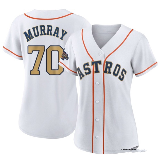 Women's Jayden Murray Houston Astros Authentic Gold White 2023 Collection Jersey