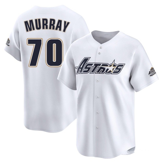 Youth Jayden Murray Houston Astros Limited White Throwback Cooperstown Collection Jersey