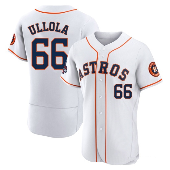 Men's Miguel Ullola Houston Astros Authentic White 2022 World Series Champions Home Jersey